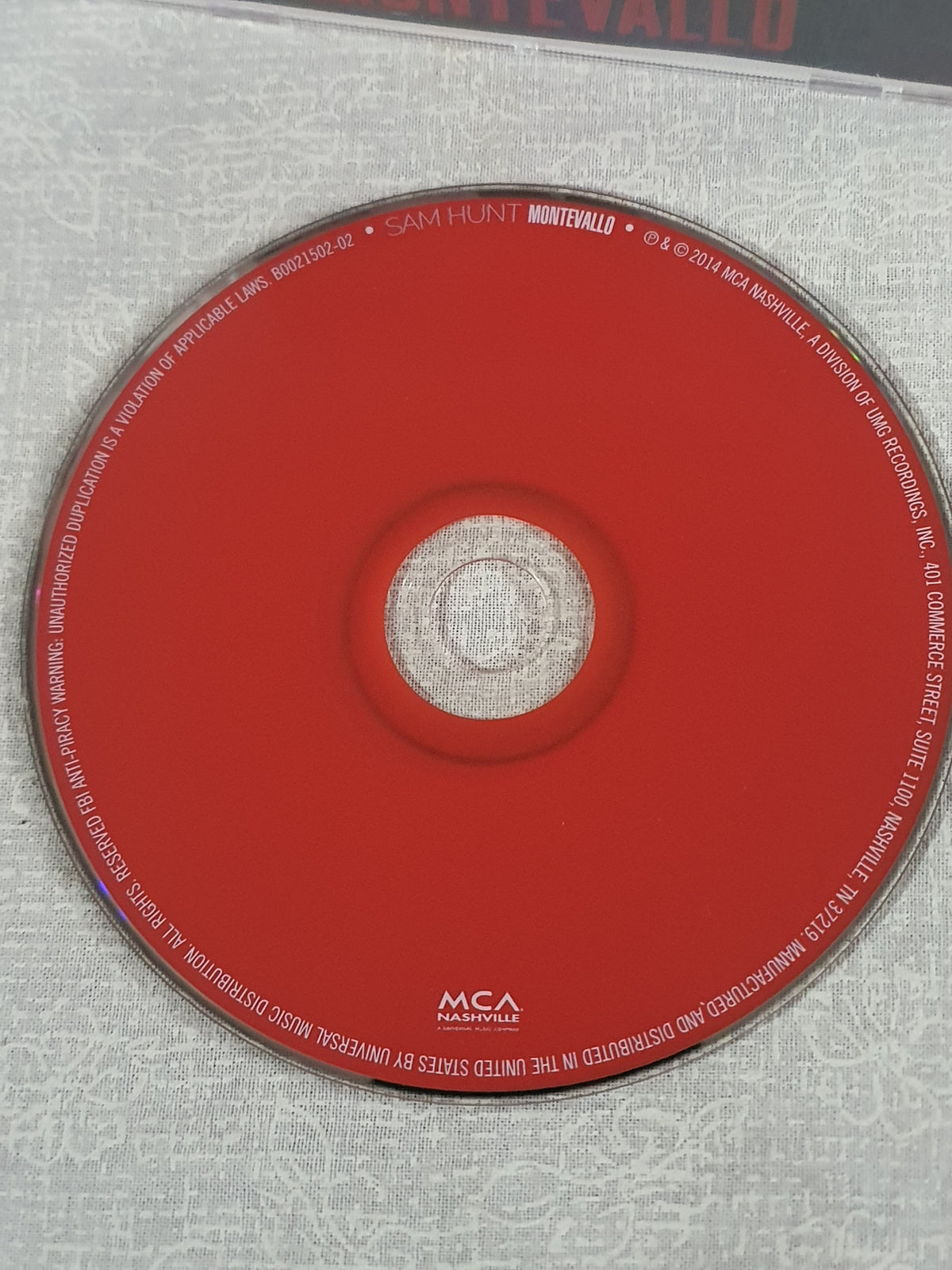 Sam Hunt Montevallo Audio CD 2014 Country Album Leave Night Where I Come From MCA Nashville