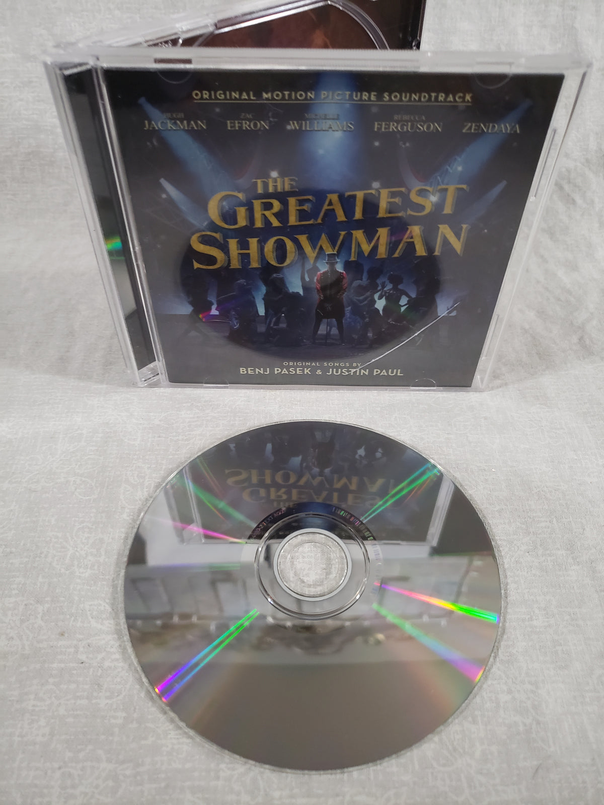 Greatest Showman CD Soundtrack 2017 Musical Album This Is Me Rewrite Stars Atlantic Records Hugh Jackman