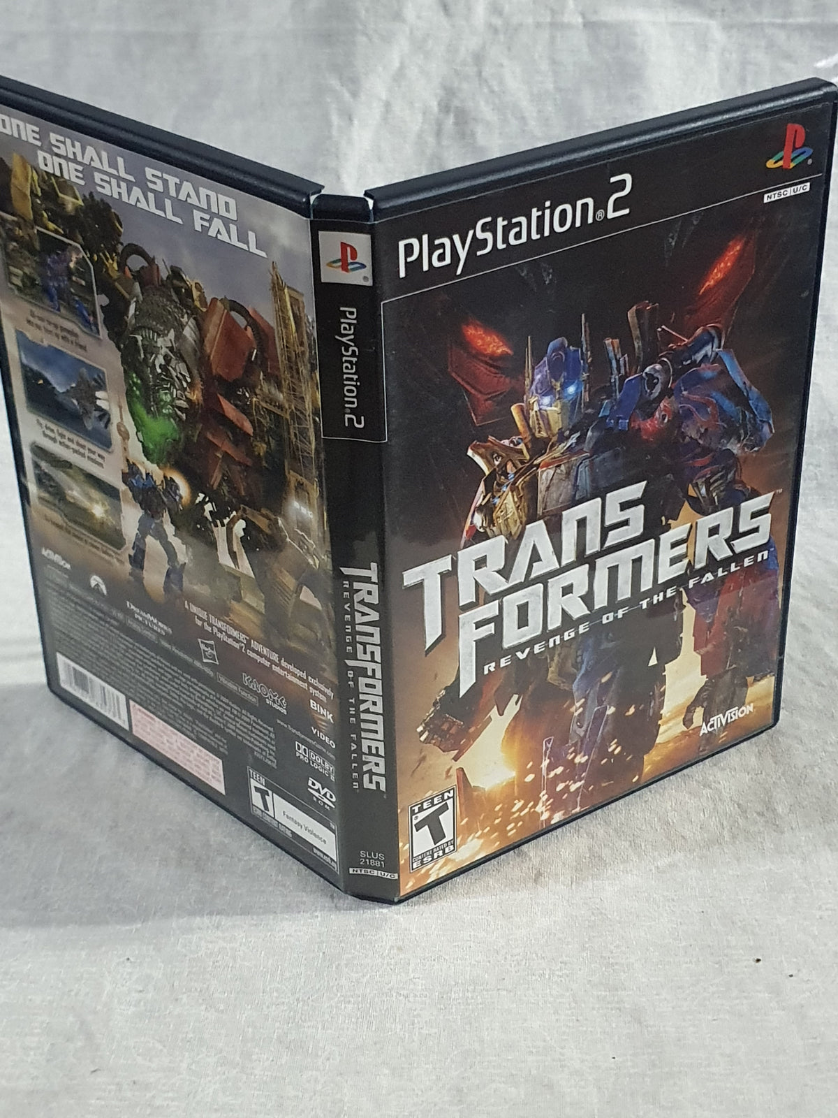 Transformers Revenge of the Fallen PS2 PlayStation 2 Game Complete Action 2009