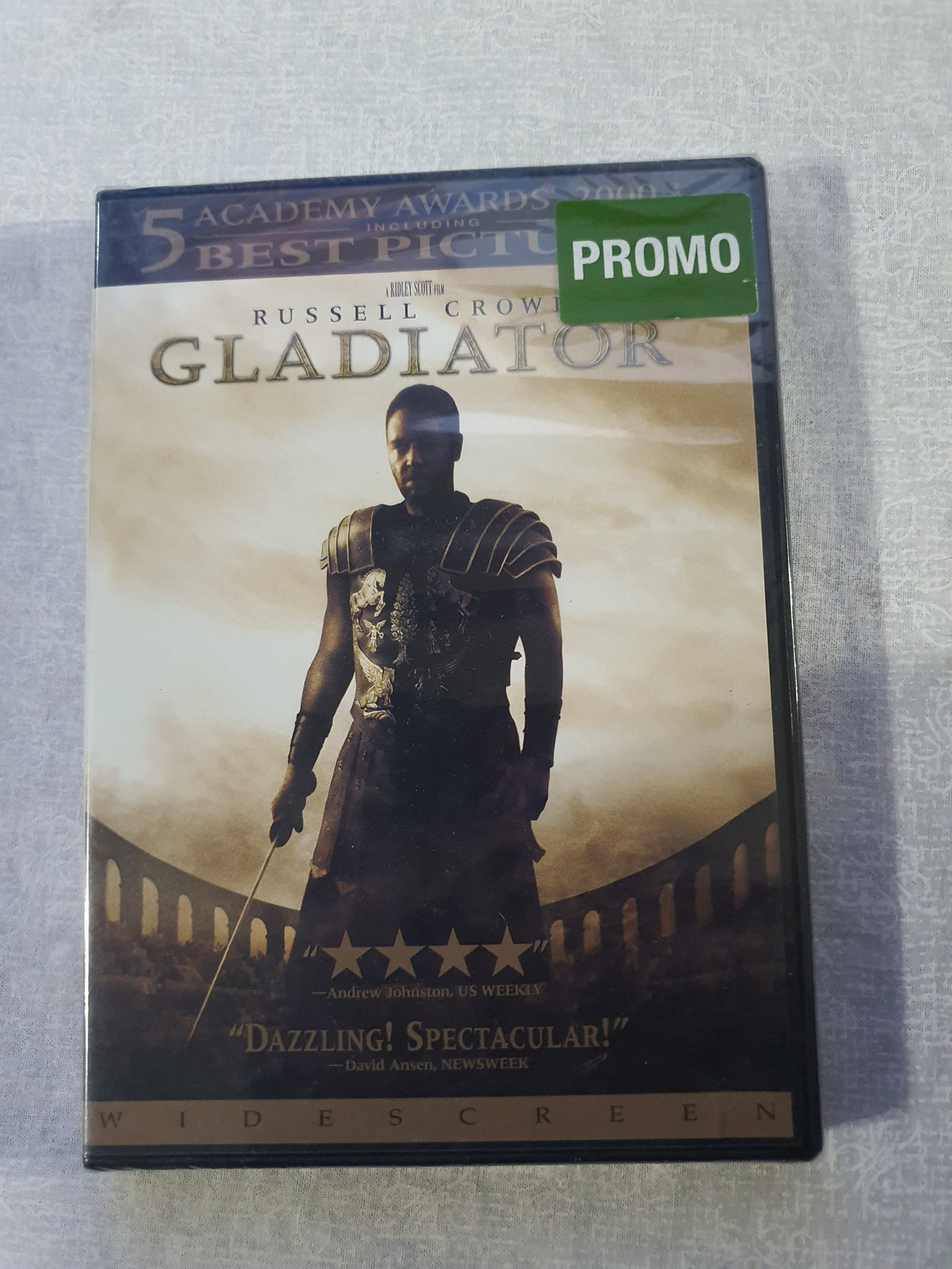 Gladiator Promo DVD Action Movie Russell Crowe Epic Film Collector Historical Drama Promo Copy