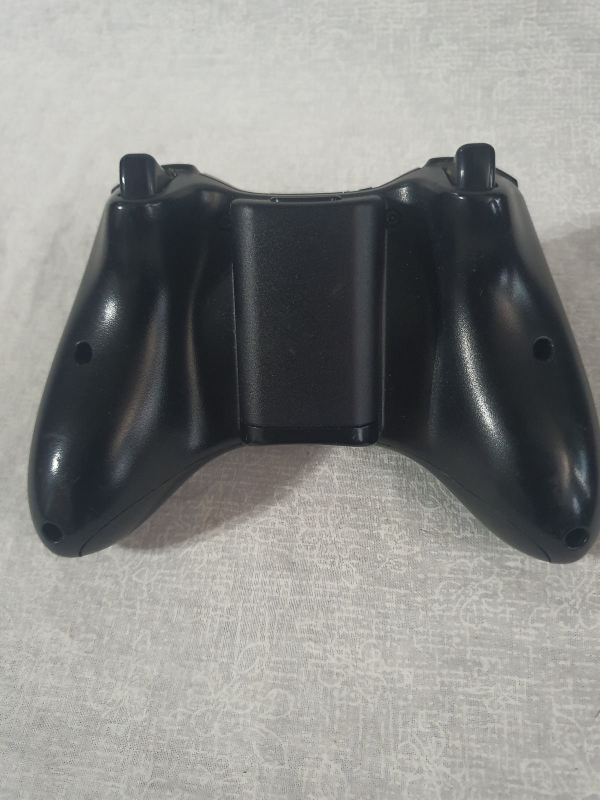 Xbox 360 Black Wireless Controller OEM Official Microsoft Gamepad ABXY Buttons Tested Working No Battery Pack