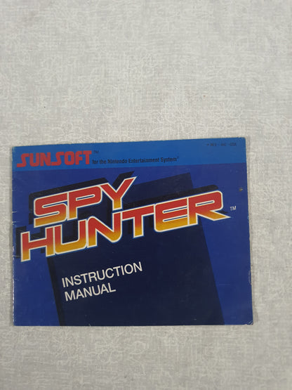 Spy Hunter NES Instruction Manual Sunsoft Nintendo Entertainment System Booklet Only Original NES-HU-USA Vintage