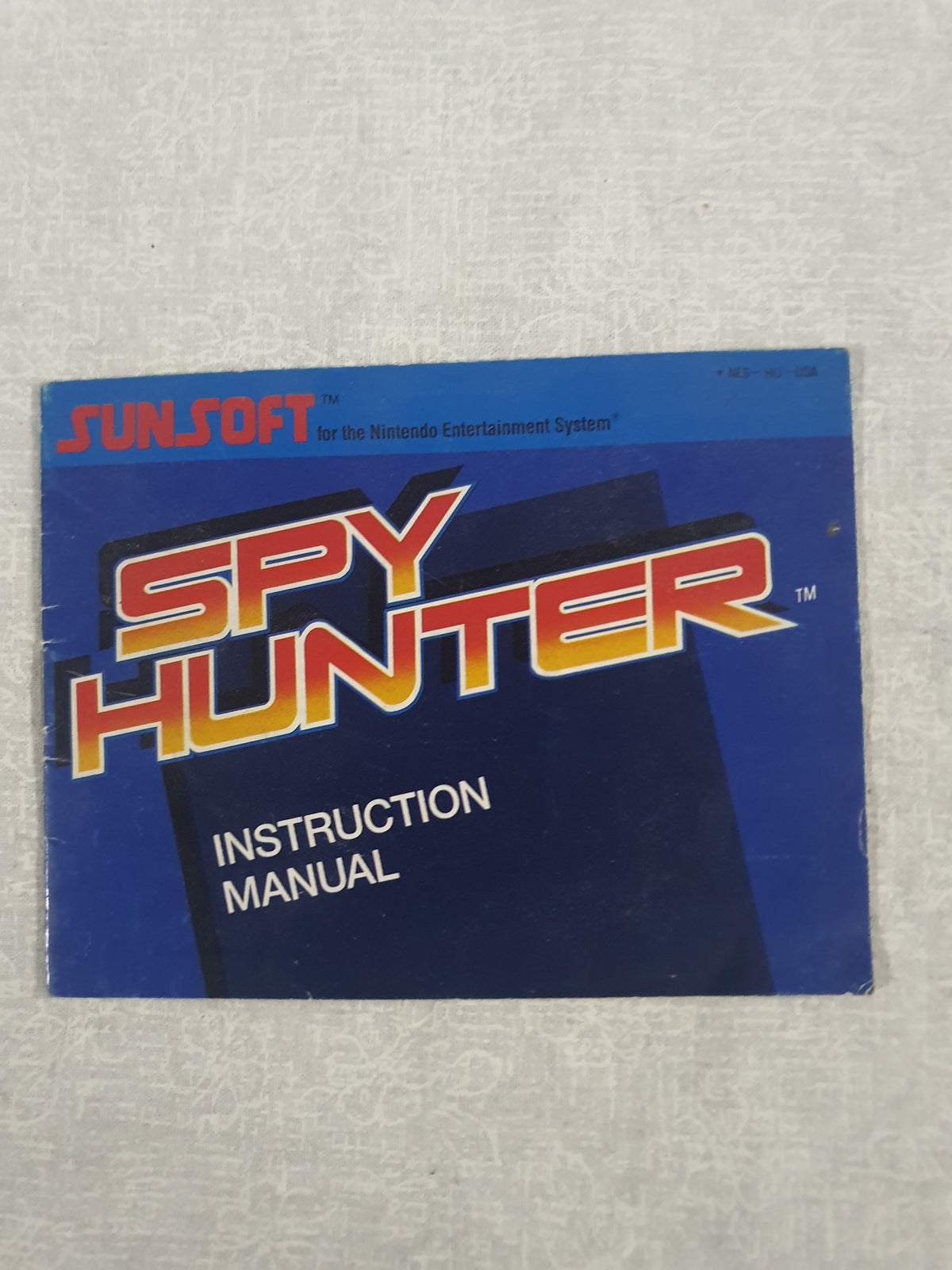 Spy Hunter NES Instruction Manual Sunsoft Nintendo Entertainment System Booklet Only Original NES-HU-USA Vintage