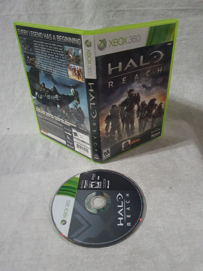 Halo Reach Xbox 360 Complete Case Disc Manual Bungie Microsoft Game Studios Mature Shooter NTSC