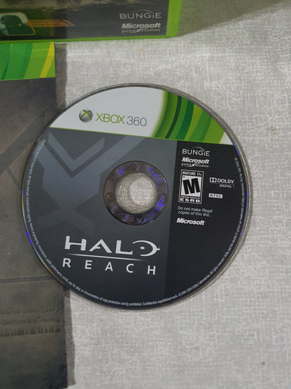 Halo Reach Xbox 360 Complete Case Disc Manual Bungie Microsoft Game Studios Mature Shooter NTSC