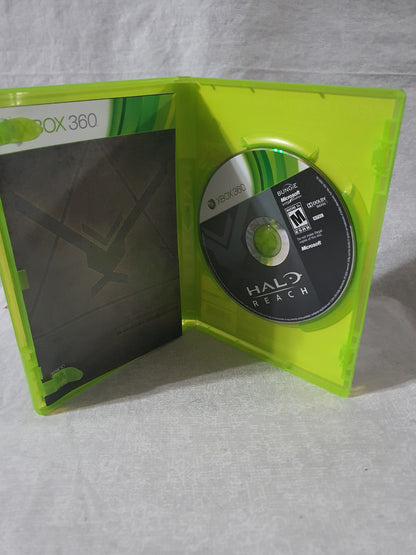 Halo Reach Xbox 360 Complete Case Disc Manual Bungie Microsoft Game Studios Mature Shooter NTSC