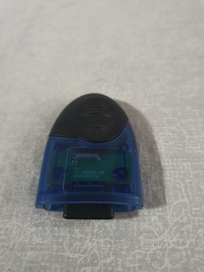 Mad Catz Memory Card For Xbox Original Item 4507 Blue Clear 2004 Save Game Storage Controller Slot