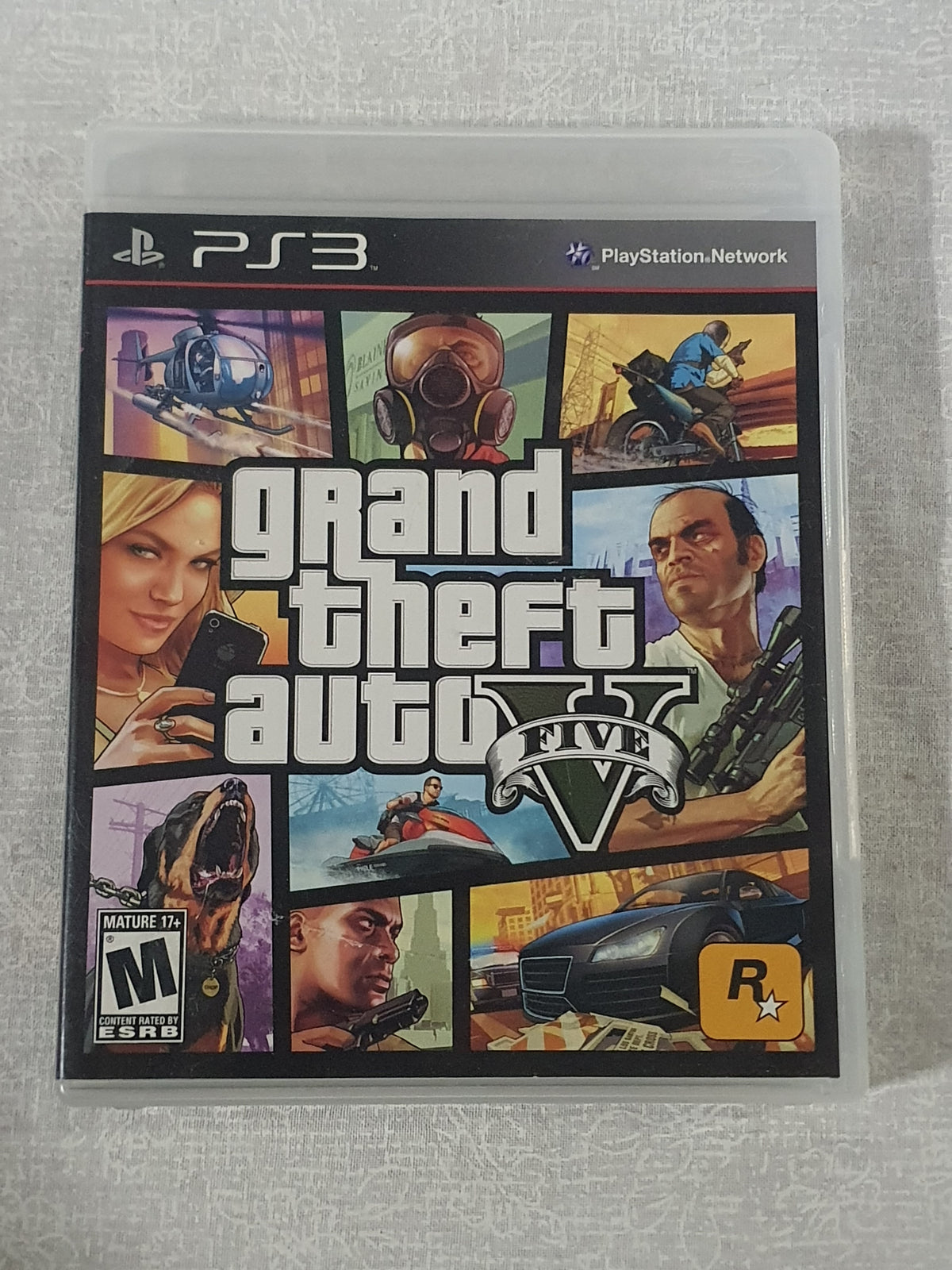 Rockstar Games Grand Theft Auto V PS3 Complete w/ Manual & Map NTSC-U/C M