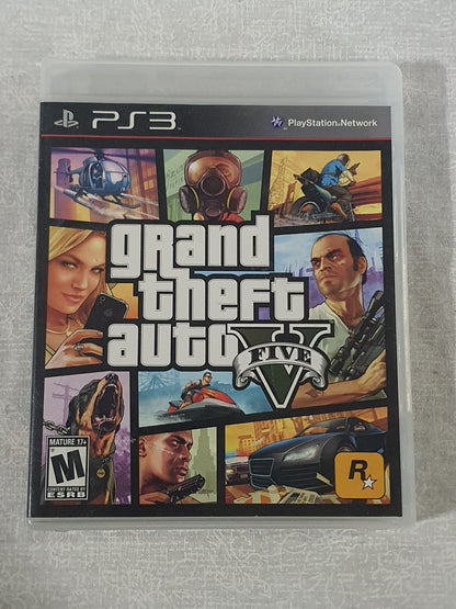 Rockstar Games Grand Theft Auto V PS3 Complete w/ Manual & Map NTSC-U/C M