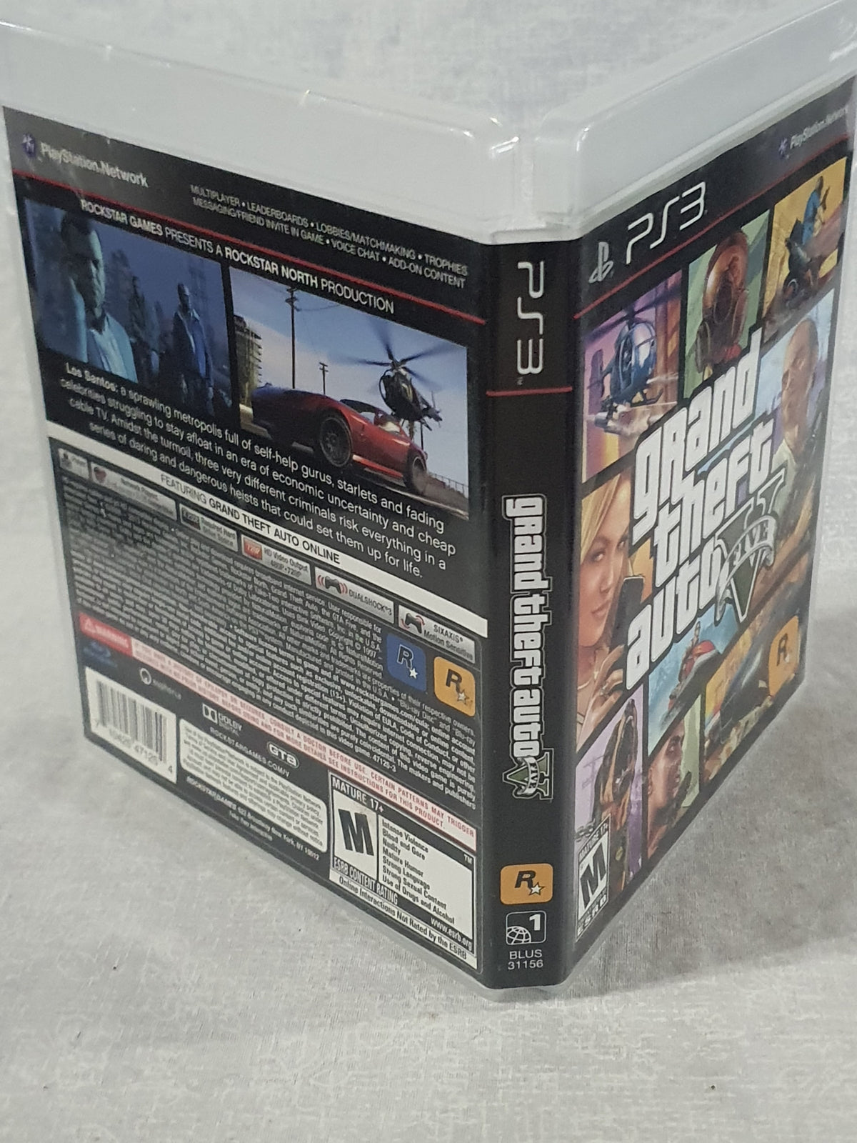 Rockstar Games Grand Theft Auto V PS3 Complete w/ Manual & Map NTSC-U/C M