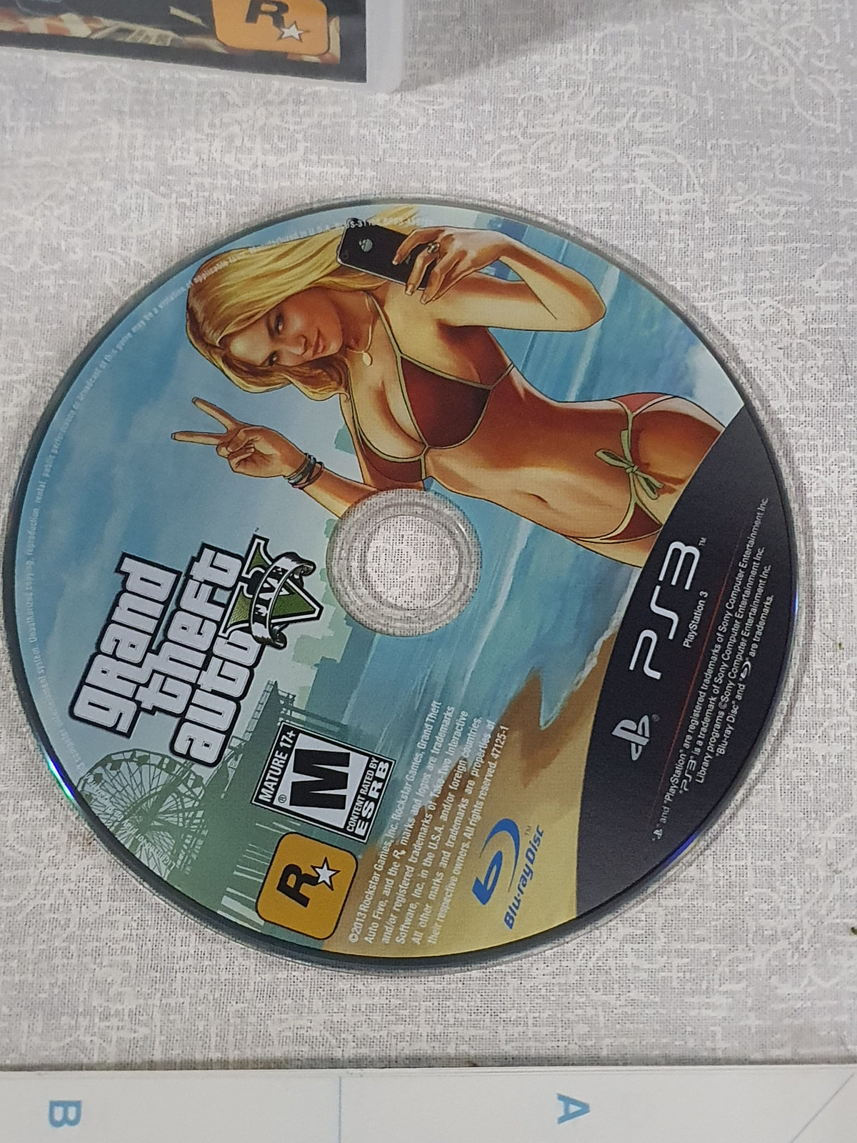 Rockstar Games Grand Theft Auto V PS3 Complete w/ Manual & Map NTSC-U/C M