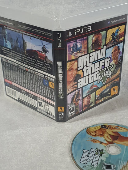 Rockstar Games Grand Theft Auto V PS3 Complete w/ Manual & Map NTSC-U/C M