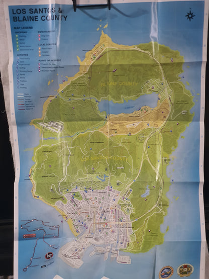Rockstar Games Grand Theft Auto V PS3 Complete w/ Manual & Map NTSC-U/C M