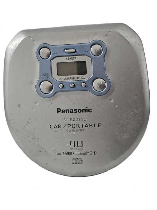 Panasonic SL-SX271C Portable CD Player 40-Second Anti-Shock Feature - Works YWK