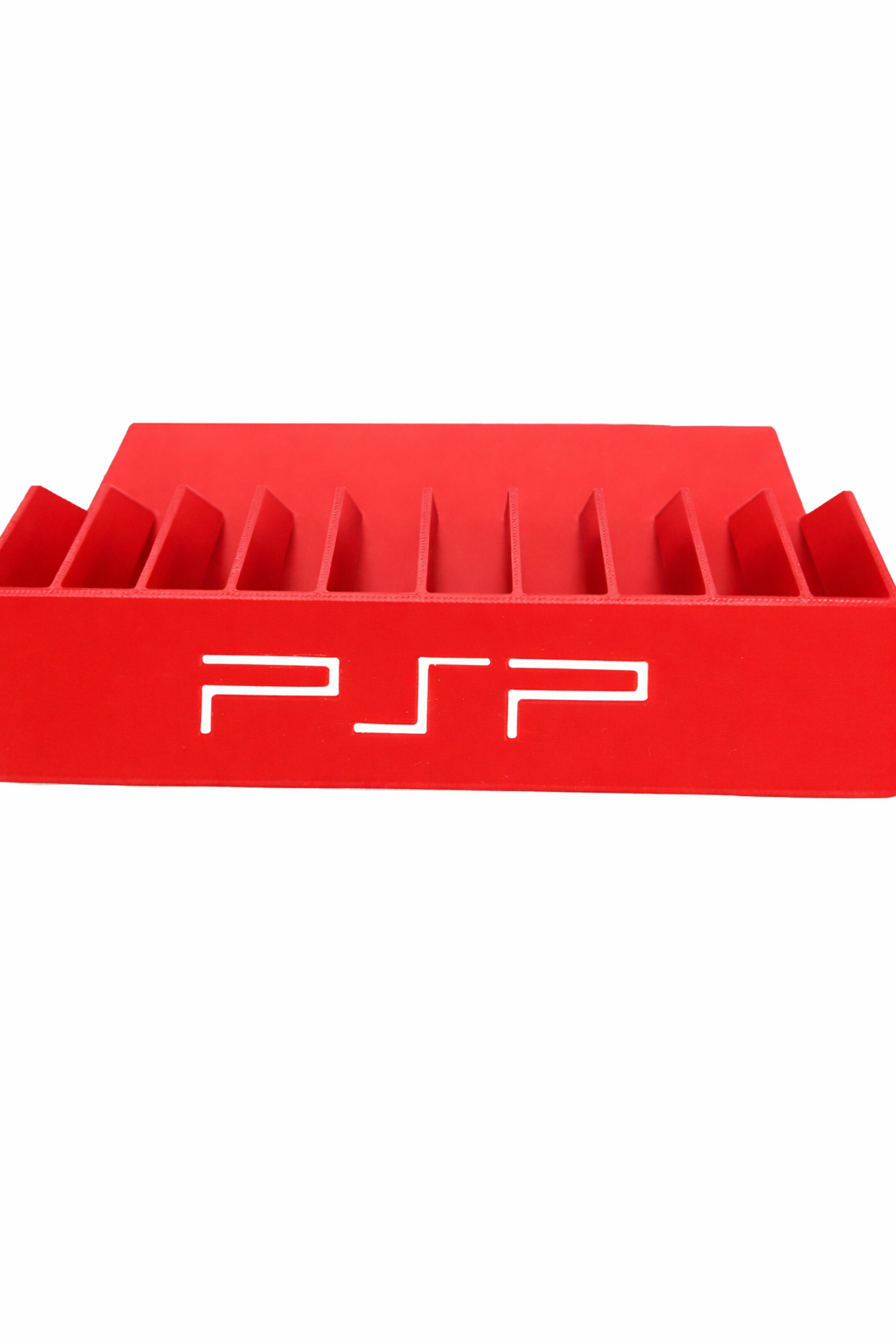 Sony Playstation PSP Portable 10-Slot Game Holder 3D Printed Organizer Customize (Copy)
