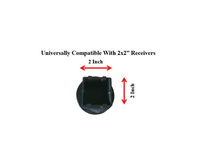 Dark Evil Black Transformers Deception Trailer Hitch Receiver Cover Plug Cap