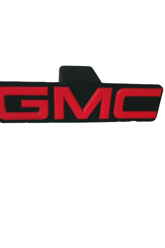 GMC Truck Cover Plug Cap Tow Hitch Trailer Towing 2 Inch Receiver Universal Red