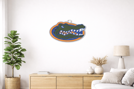 Florida Gators Wall Room Home Decor Emblem College Football Basketball Baseball
