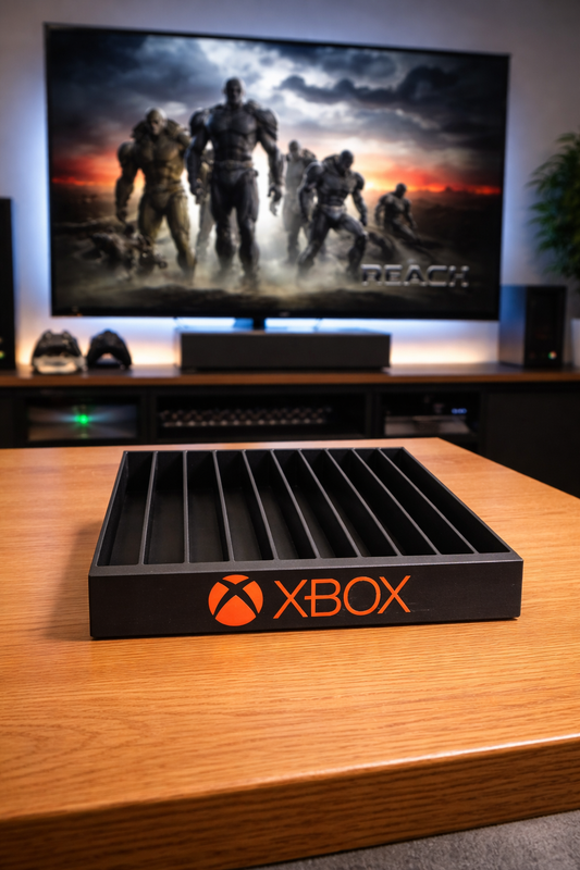 Xbox Game Case Holder Display Xbox One S X Videogame Storage Gamroom Oragnizer Red