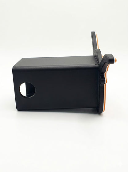 Orange UT University of Texas Longhorns Cover Plug Cap Tow Hitch 2" Receiver Ford Chevy Dodge Jeep Ram Nissan Honda College Sports