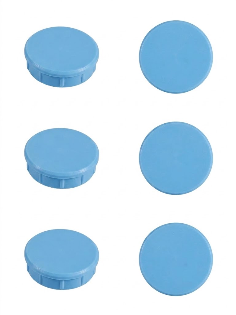 55mm Food Safe Screw Cap Lid for 5 Gallon & 3 Gallon Water Jugs - Replacement Cap for Stackable Storage Containers, Food Grade BPA Free
