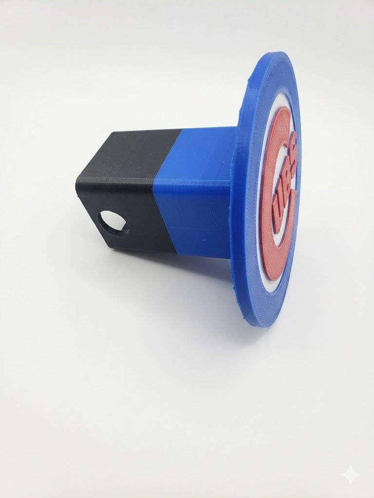 Chicago Cubs Trailer Hitch Receiver Cover Tow Towing Plug Cap Ford Chevy Ram
