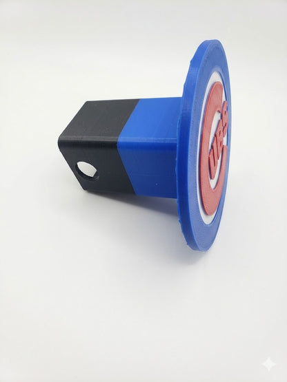 Chicago Cubs Trailer Hitch Receiver Cover Tow Towing Plug Cap Ford Chevy Ram
