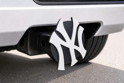 New York Yankees Baseball Trailer Hitch Receiver Cover Tow Towing Plug Cap 2"