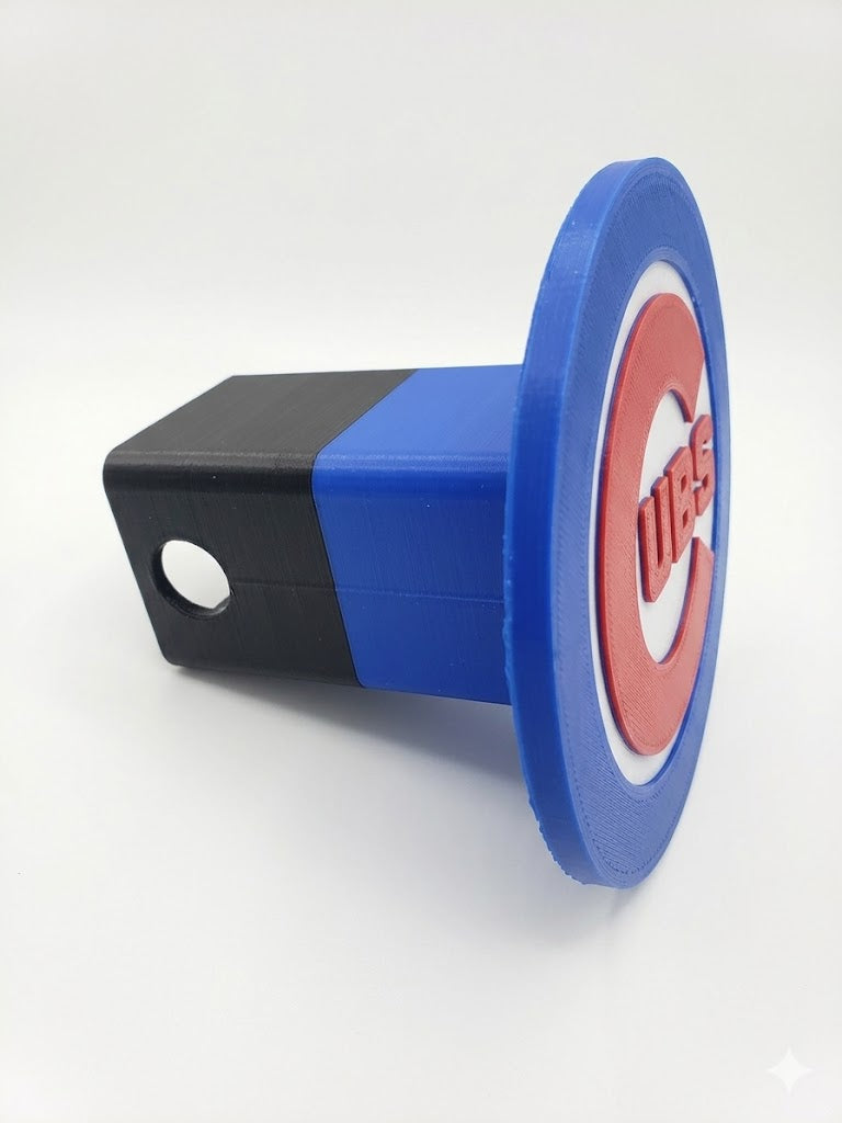 Chicago Cubs Trailer Hitch Receiver Cover Tow Towing Plug Cap Ford Chevy Ram