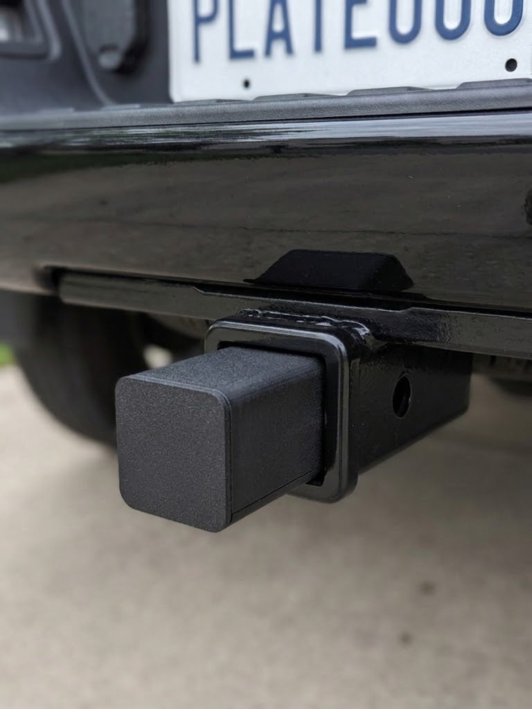 Trailer Hitch Vault Cap Cover - Hidden Compartment Safe to Stash Store Hide Keys, Cash & Valuables - Waterproof Secure Storage for Trucks 2" Receivers 7" Long