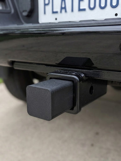 Trailer Hitch Vault Cap Cover - Hidden Compartment Safe to Stash Store Hide Keys, Cash & Valuables - Waterproof Secure Storage for Trucks 2" Receivers 7" Long