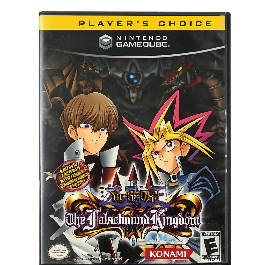 Yu-Gi-Oh The Falsebound Kingdom (Nintendo GameCube, 2003) CIB Complete Manual