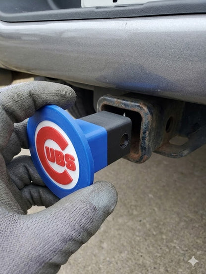 Chicago Cubs Trailer Hitch Receiver Cover Tow Towing Plug Cap Ford Chevy Ram
