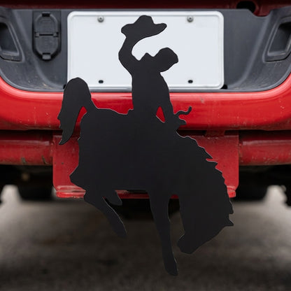 Horse Ranch Bronco Cowboy Hitch Cover Plug Cap Trailer Towing 2 Inch Receiver Western Rodeo Gift Truck SUV