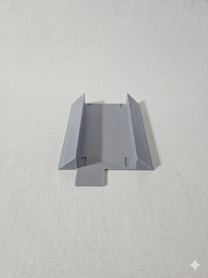 Sony PlayStation 2 PS2 Fat Vertical Stand Console Holder Satin Silver Rack Mount