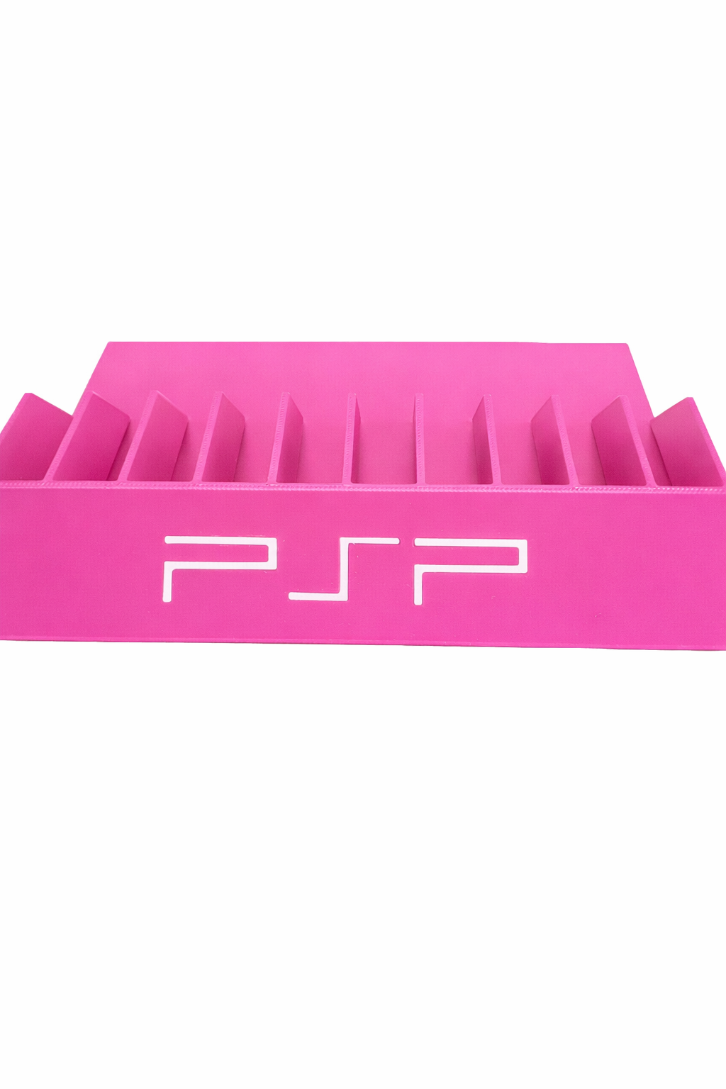 Sony Playstation PSP Portable 10-Slot Game Holder 3D Printed Organizer Customize (Copy)