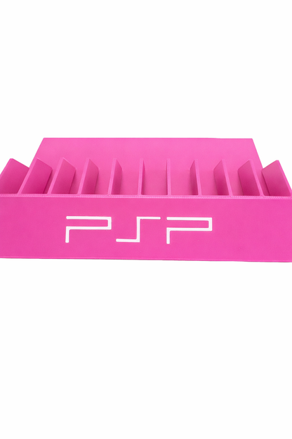 Sony Playstation PSP Portable 10-Slot Game Holder 3D Printed Organizer Customize (Copy)