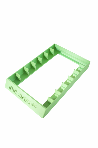 N64 Nintendo 64 System Game New Stand Cartridge Holder Display Rack 7 Videogames