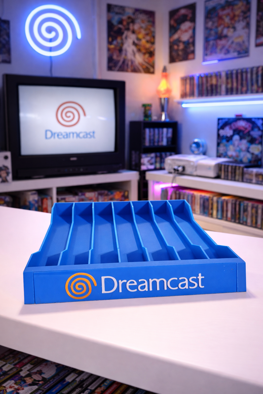 Dreamcast Game Disc Stand Retro Sega Storage Organizer Rack HKT-3010 Home Decor Storage Desk Shelf Table Organization