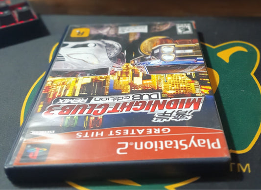 Midnight Club 3: Dub Remix (Sony PlayStation 2, 2006) Replacement Case & Artwork No Game Disc