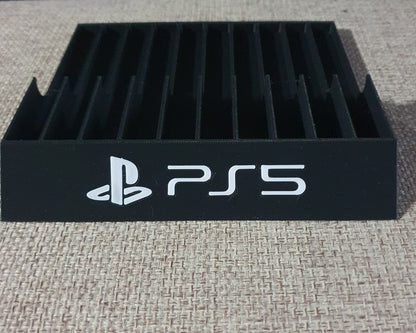 Video Game Storage Stand Display for PS5/ PS4/ PS3 Xbox Series S & X Raised Logo