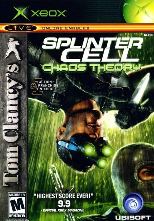 Splinter Cell Chaos Theory Microsoft Xbox 2005 Complete Registration Card Mint