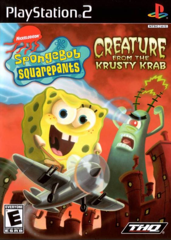 SpongeBob SquarePants: Creature from the Krusty Krab (Sony PlayStation 2, 2006) Complete CIB Tested Disc Very Good