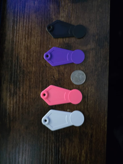 Bundle 4 pack Aldi Quarter Keychain, Quarter Holder, Aldi Cart Key, Aldi Food