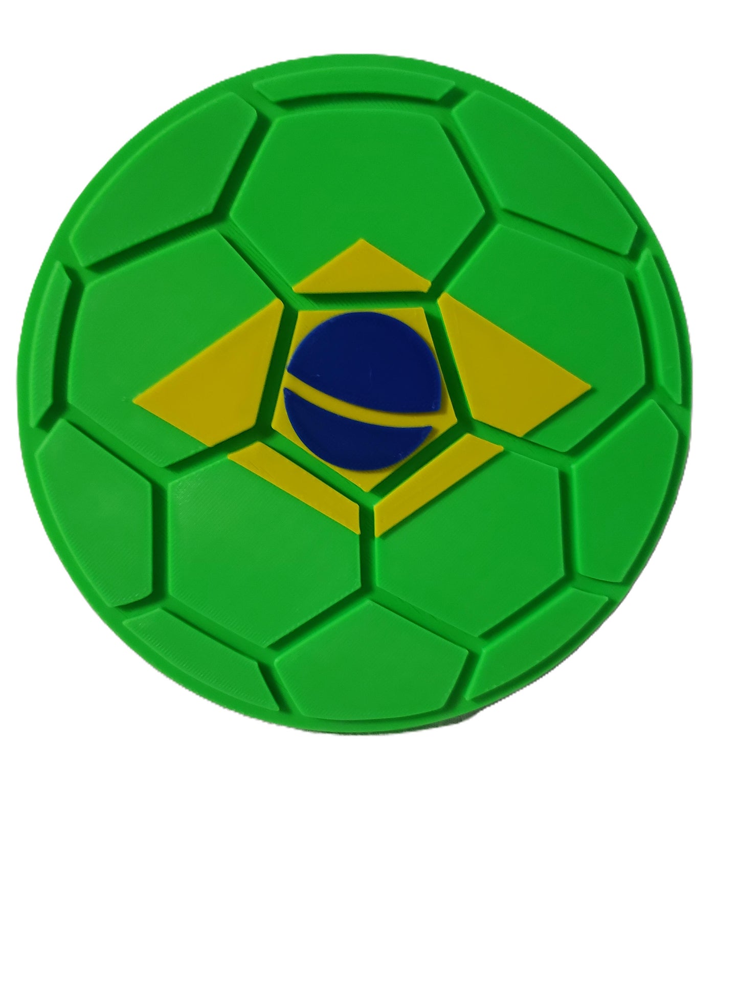 Brazil Flag Soccer Hitch Cover - FIFA World Cup Fan Trailer Hitch Protector | Brazilian Soccer Accessory for Tailgates Selecao Supporters
