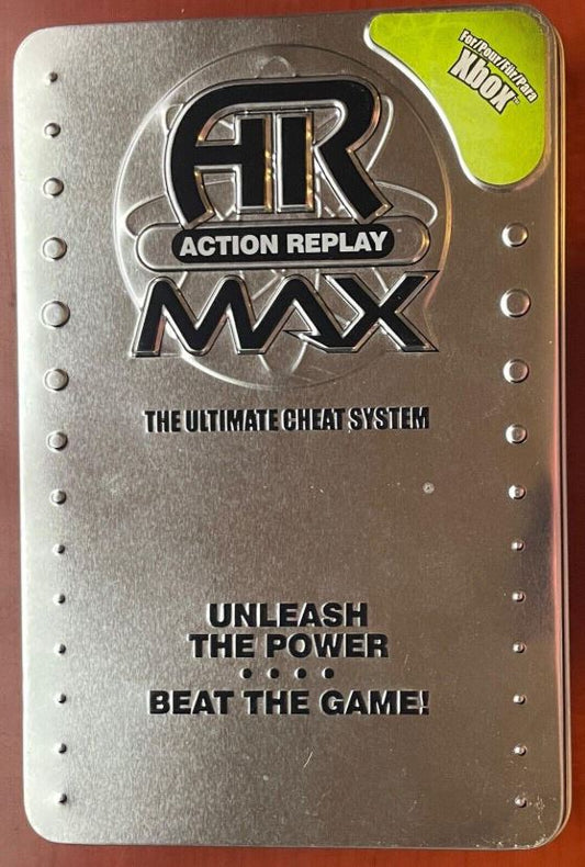 Action Replay Max Original Xbox Games Powersaves PC Data Disc AR and Metal Case
