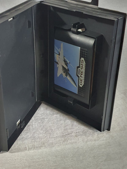 Sega After Burner II Genesis Box Case Shooter 1990 Retro Vintage Game Tested Collector Cartridge Original Classic Edition Arcade