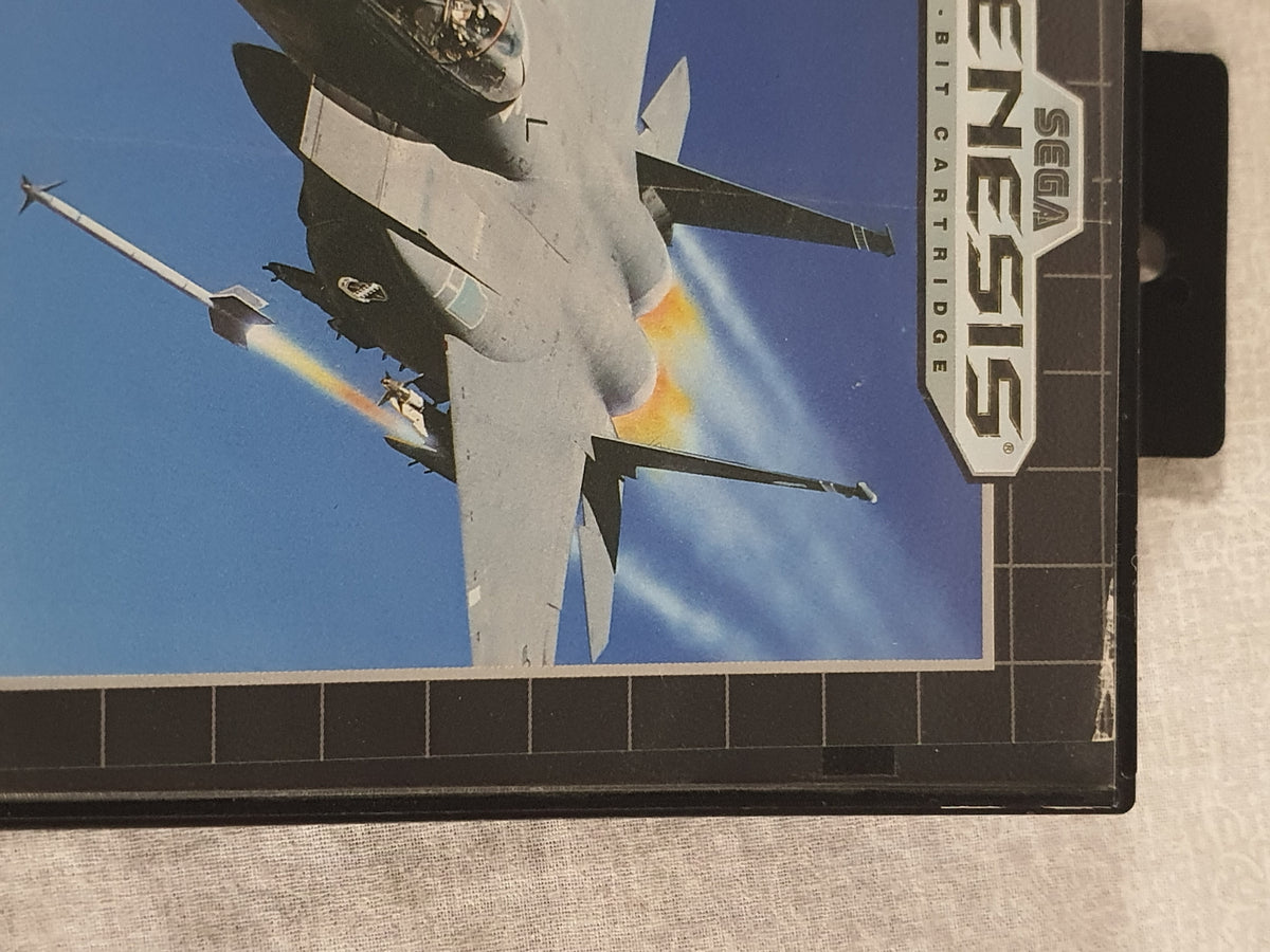 Sega After Burner II Genesis Box Case Shooter 1990 Retro Vintage Game Tested Collector Cartridge Original Classic Edition Arcade