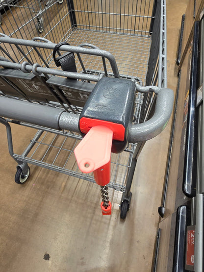 Bundle 4 pack Aldi Quarter Keychain, Quarter Holder, Aldi Cart Key, Aldi Food