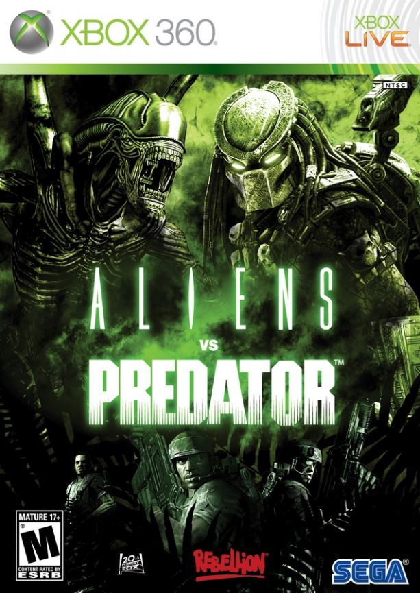 Aliens vs Predator (Microsoft Xbox 360, 2010) Disc Very Good